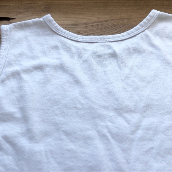 Wonder Nation White Tank Top Cotton Blend - Picture 4 of 7